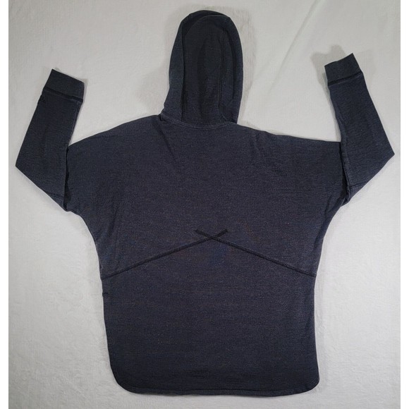 The North Face Women's Terry Pullover Hoodie Size Small Black Heather Top - Picture 6 of 9